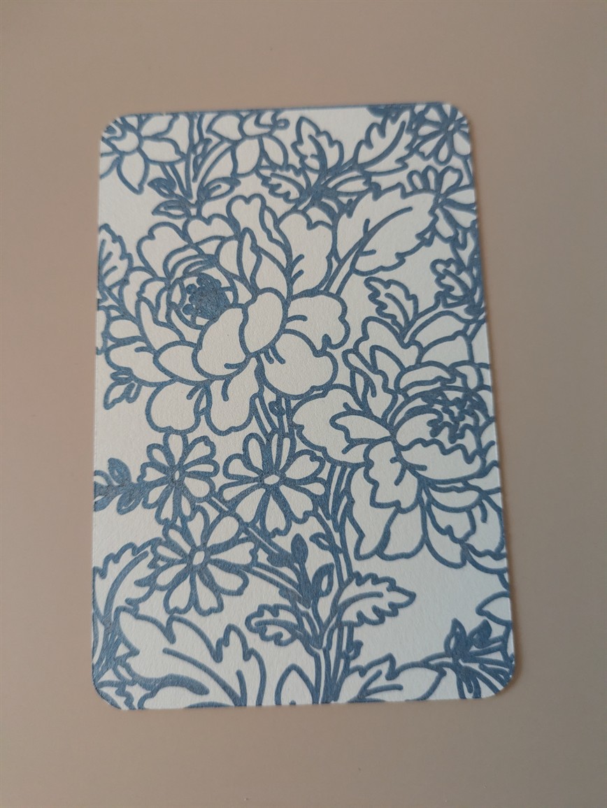 Carte Fleur Bleue