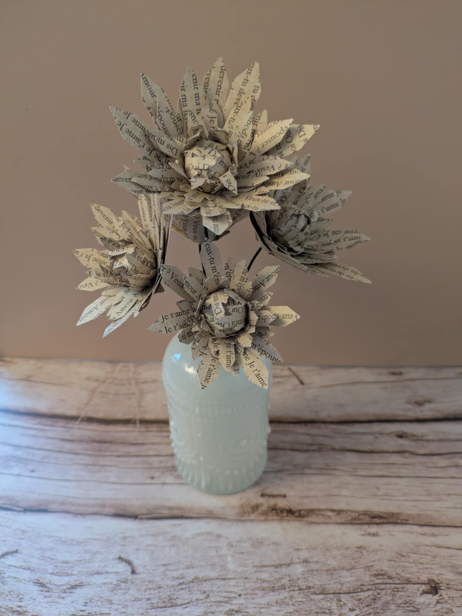 Fleur message " Veux-tu m'épouser ? "