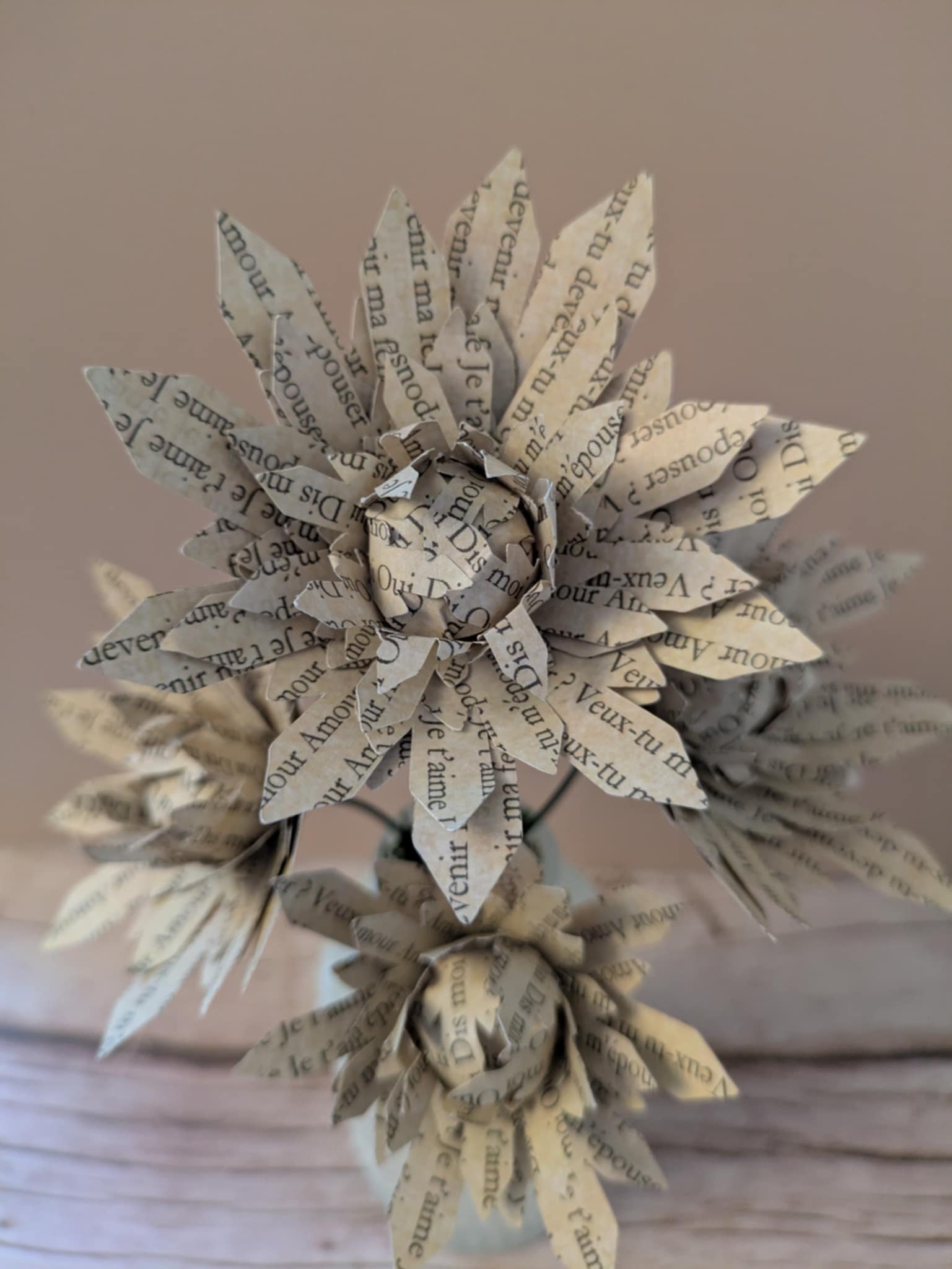 Fleur message " Veux-tu m'épouser ? "