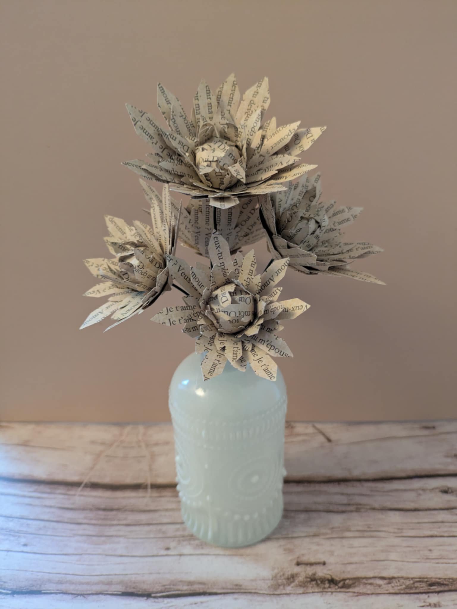 Fleur message " Veux-tu m'épouser ? "