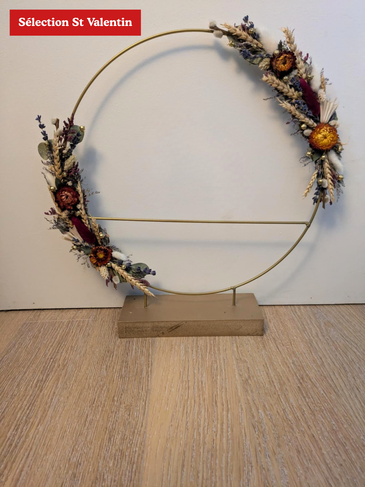 Cercle fleurs séchées